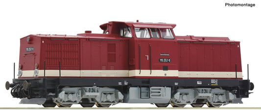 Roco 70816 DR BR115 Diesel Locomotive IV (DCC-Sound) HO