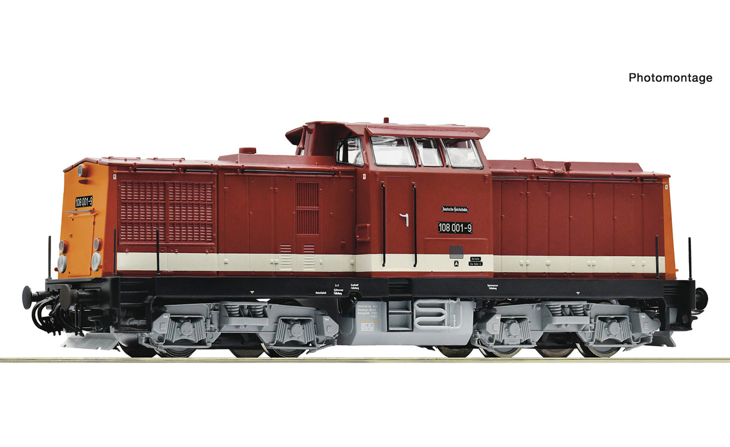 Roco DR BR108 001-9 Diesel Locomotive IV RC70817 HO Gauge