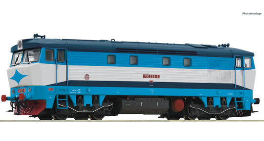 Roco 70925 CD Rh751 229-6 Diesel Locomotive V (DCC-Sound) HO