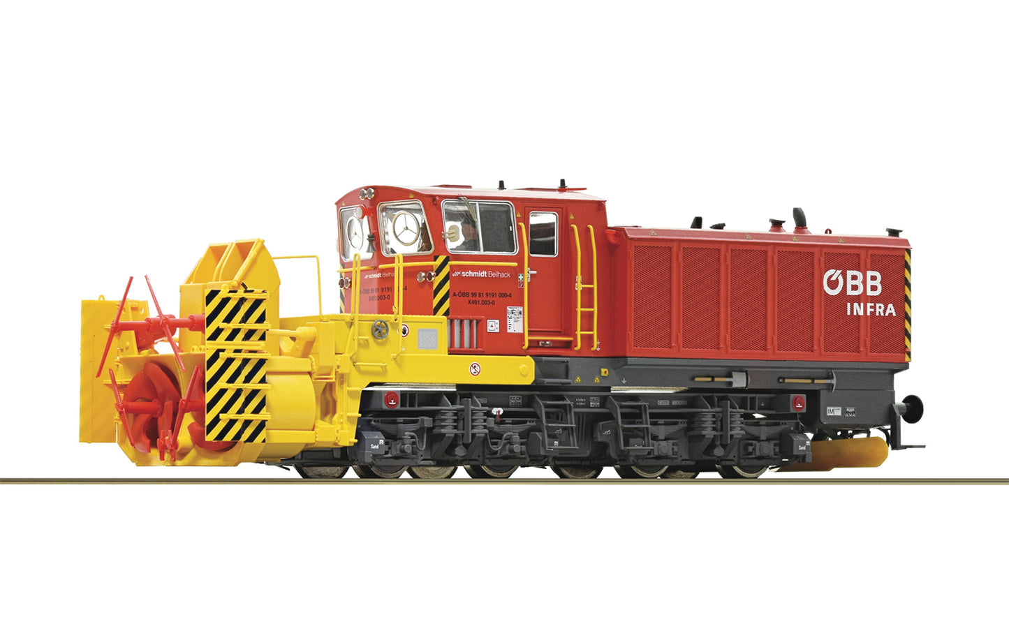 Roco 71003 OBB Infra Beilhack Rotary Snow Blower VI (DCC-Sound) HO