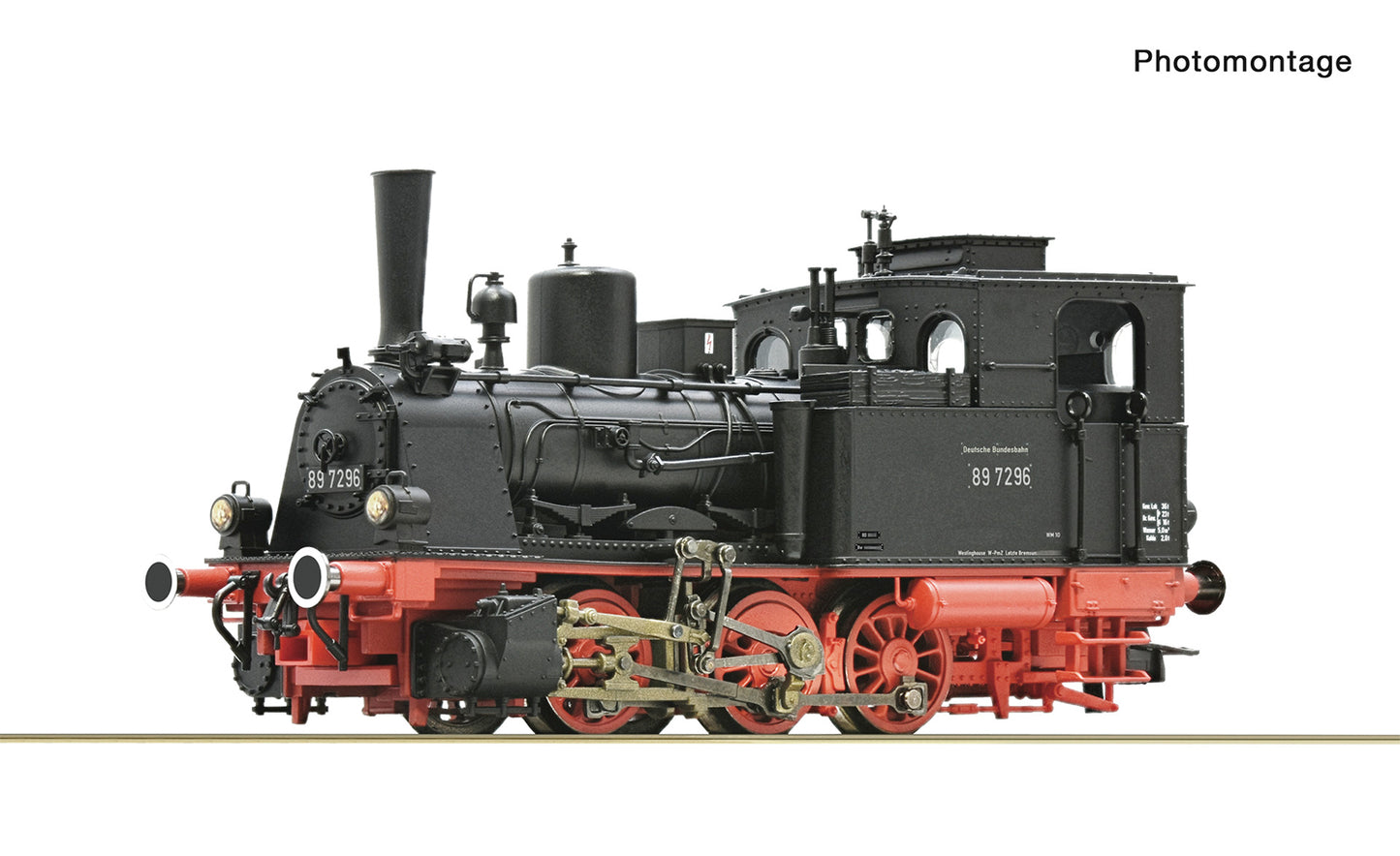 Roco DB BR89 7296 Steam Locomotive III (DCC-Sound) RC7110014 HO Gauge