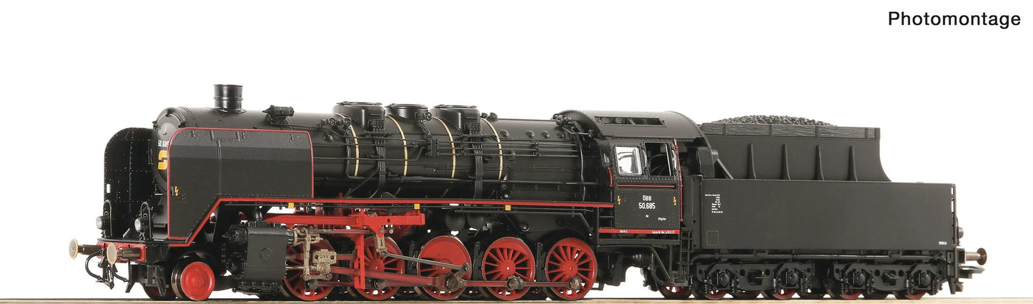 Roco OBB Rh50.685 Steam Locomotive IV (DCC-Sound) RC7110016 HO Gauge
