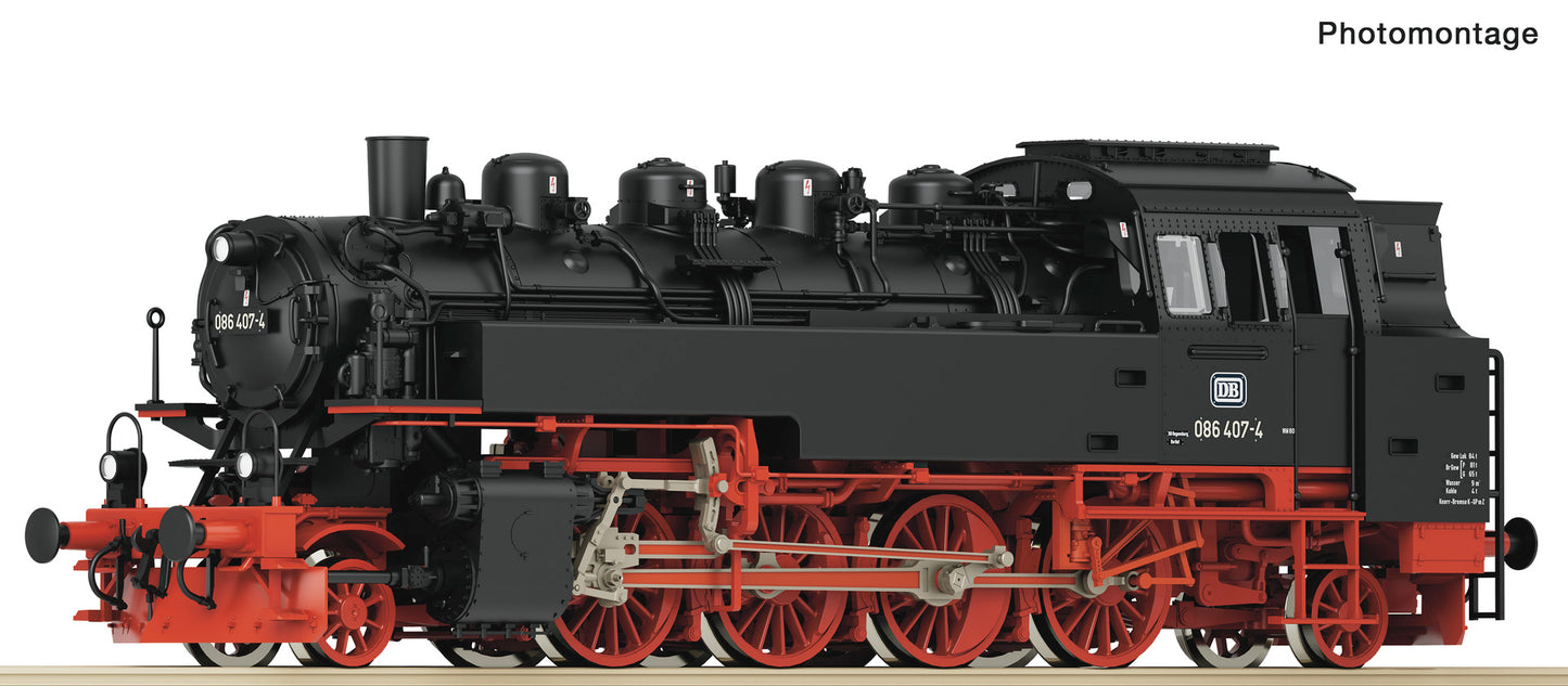 Roco DB BR086 470-4 Steam Locomotive IV (DCC-Sound) RC7110019 HO Gauge