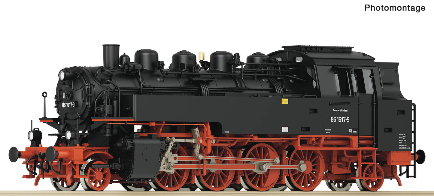 Roco DR BR86 1617-9 Steam Locomotive IV (~AC-Sound) RC7120027 HO Gauge