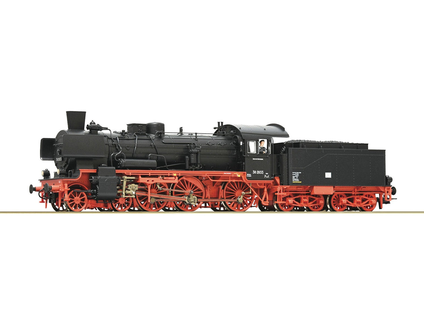 Roco DR BR38 2833 Steam Locomotive III (DCC-Sound) RC71398 HO Gauge