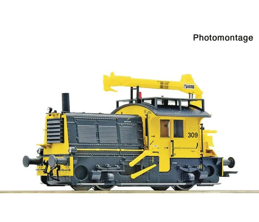 Roco PO 309 Diesel Crane Locomotive VI (DCC-Sound) RC7310080 HO Gauge