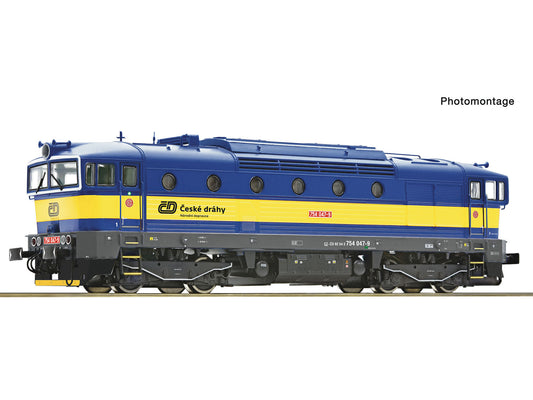 Roco 7310089 CD Rh754 047-9 Diesel Locomotive VI (DCC-Sound) HO Gauge