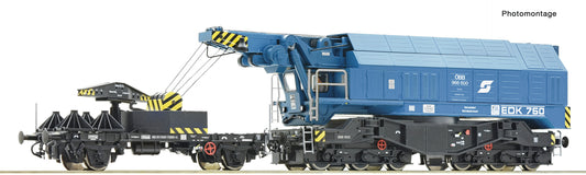 Roco OBB EDK750 Digital Slewing Crane IV (~AC-Sound) RC7320069 HO Gauge