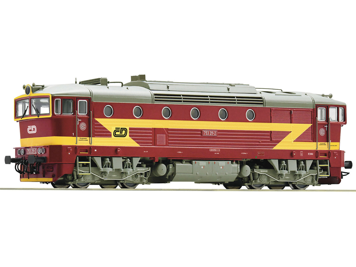 Roco 7320088 CD Rh753 211-2 Diesel Locomotive V (~AC-Sound) HO Gauge