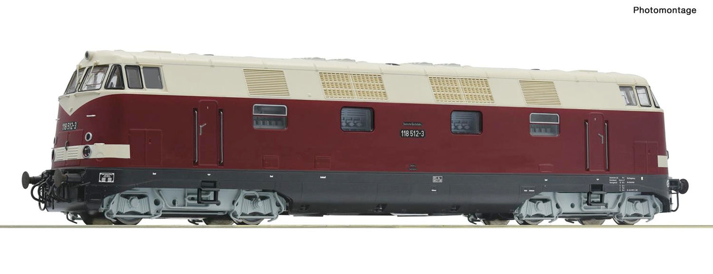 Roco 73896 DR BR118 512-3 Diesel Locomotive IV HO