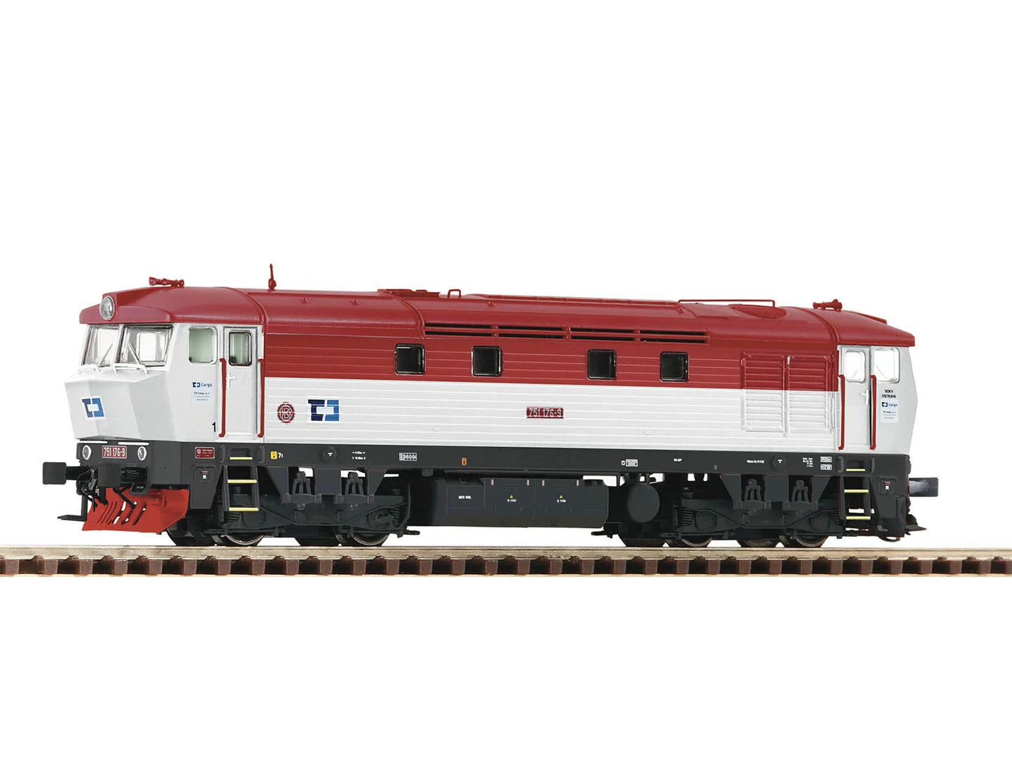 Roco CD Cargo Rh751 176-9 Diesel Locomotive V (DCC-Sound) RC7390025 TT Gauge