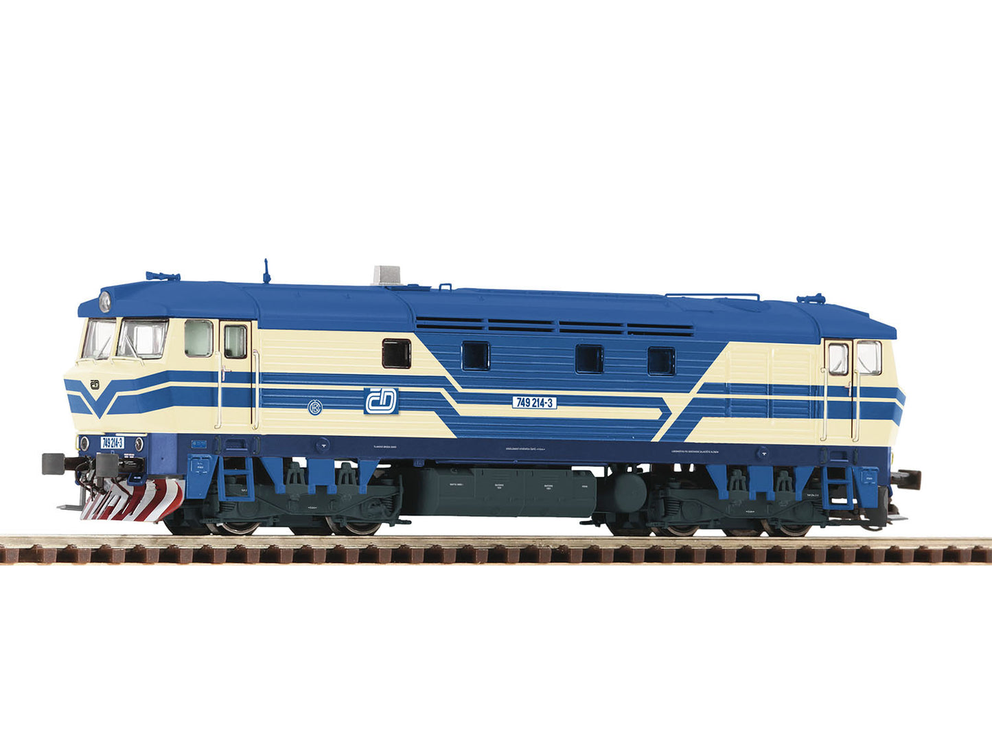 Roco CD Rh749 214-3 Diesel Locomotive V (DCC-Sound) RC7390026 TT Gauge
