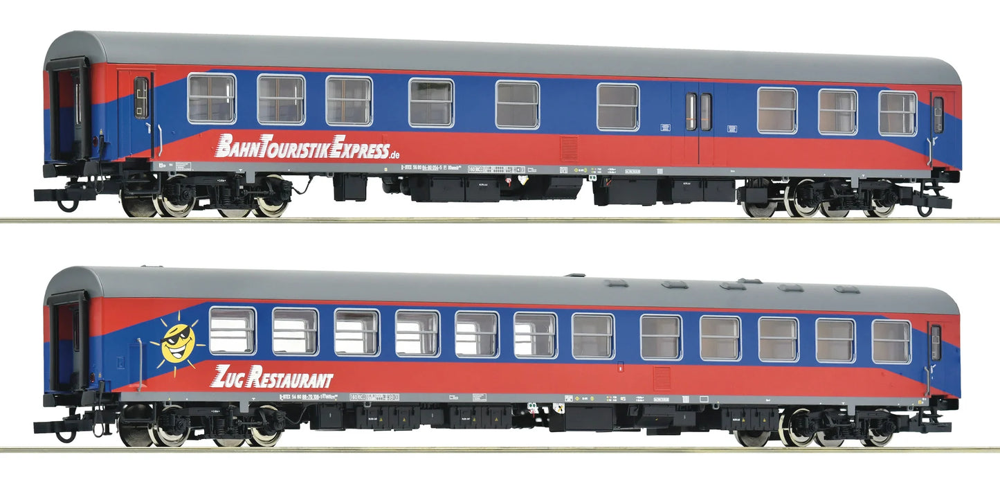Roco BTE Bdomsb/WRm Coach Set (2) VI RC74027 HO Gauge