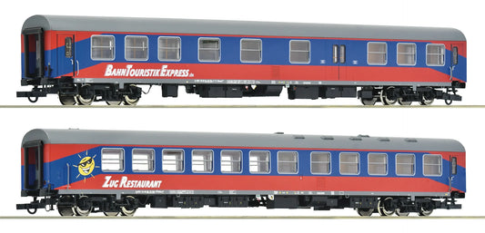 Roco BTE Bdomsb/WRm Coach Set (2) VI RC74027 HO Gauge