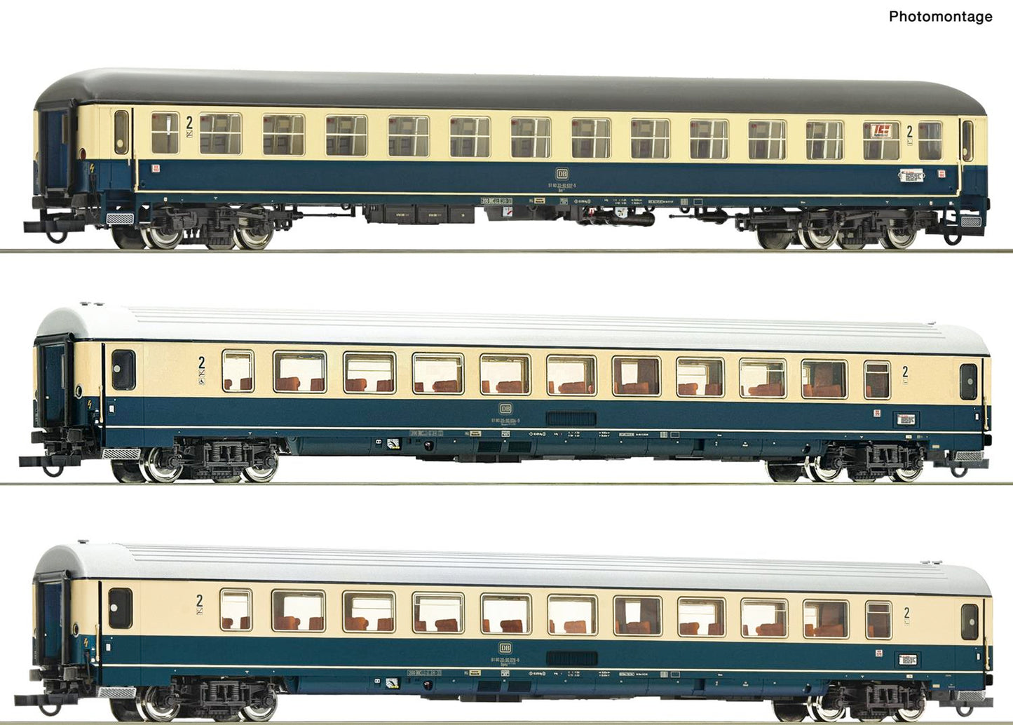 Roco 74035 DB EC24 Erasmus Coach Set 2 (3) IV HO