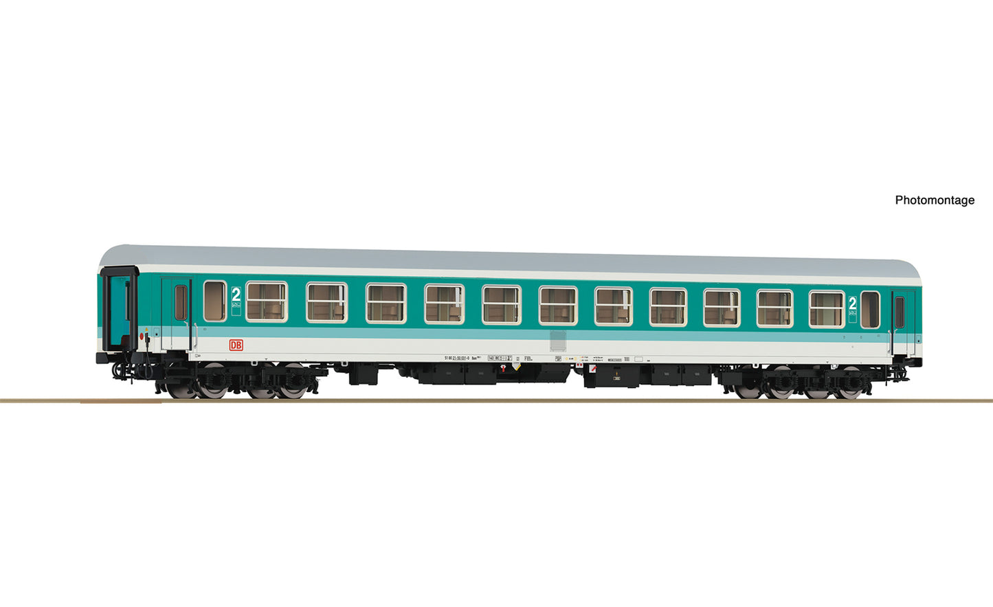Roco DB Regio Bom280.1 2nd Class Coach V RC74809 HO Gauge