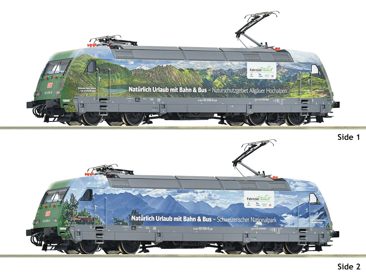 Roco DBAG BR101 Fahrtziel Natur Electric Locomotive VI HO Gauge RC7500067
