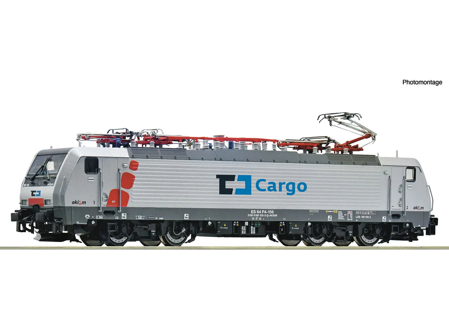 Roco CD Cargo BR189 156-3 Electric Locomotive VI RC7500202 HO Gauge