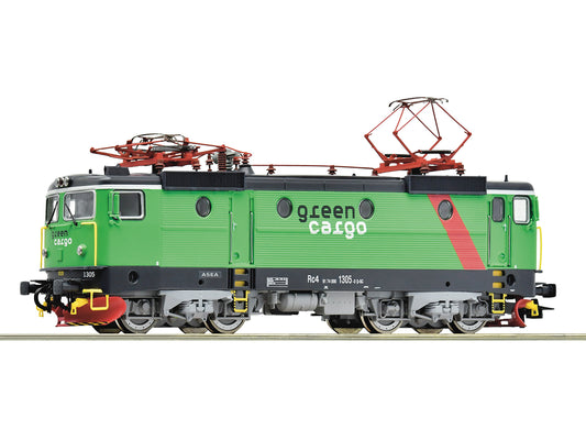 Roco Green Cargo Rc4 1305 Electric Locomotive VI (DCC-Sound) RC7510007 HO Gauge