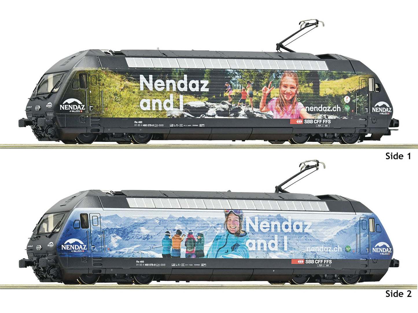 Roco SBB Re460 078-9 Nendaz Electric Locomotive VI (DCC-Sound) HO Gauge RC7510090