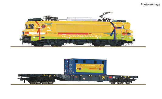 Roco Strukton Rail 1756 Loco & Battery Wagon VI (DCC-Sound) RC7510117 HO Gauge