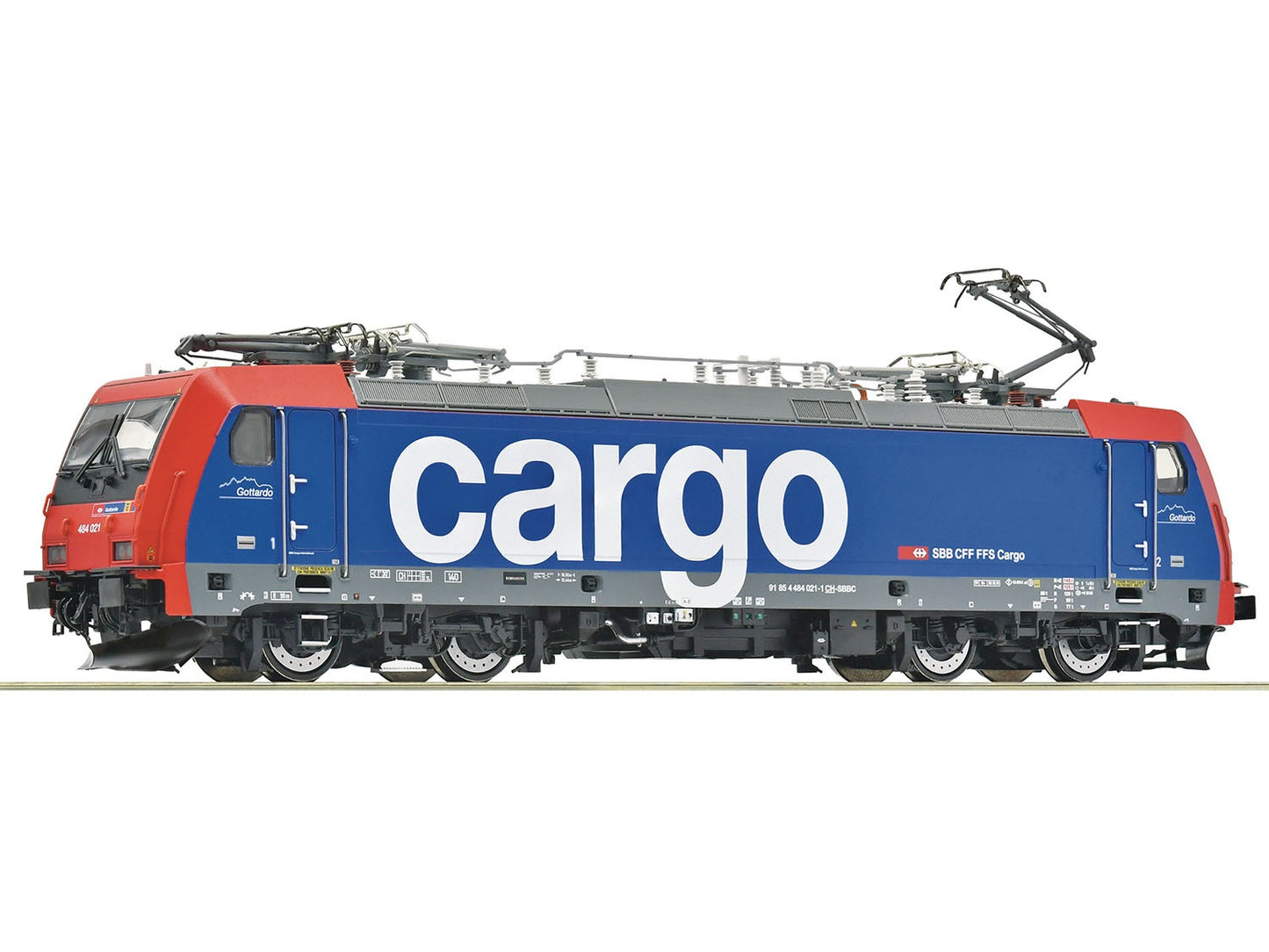 Roco SBB Cargo Re 484 021-1 Electric Locomotive VI (DCC-Sound) 7510120 HO Gauge