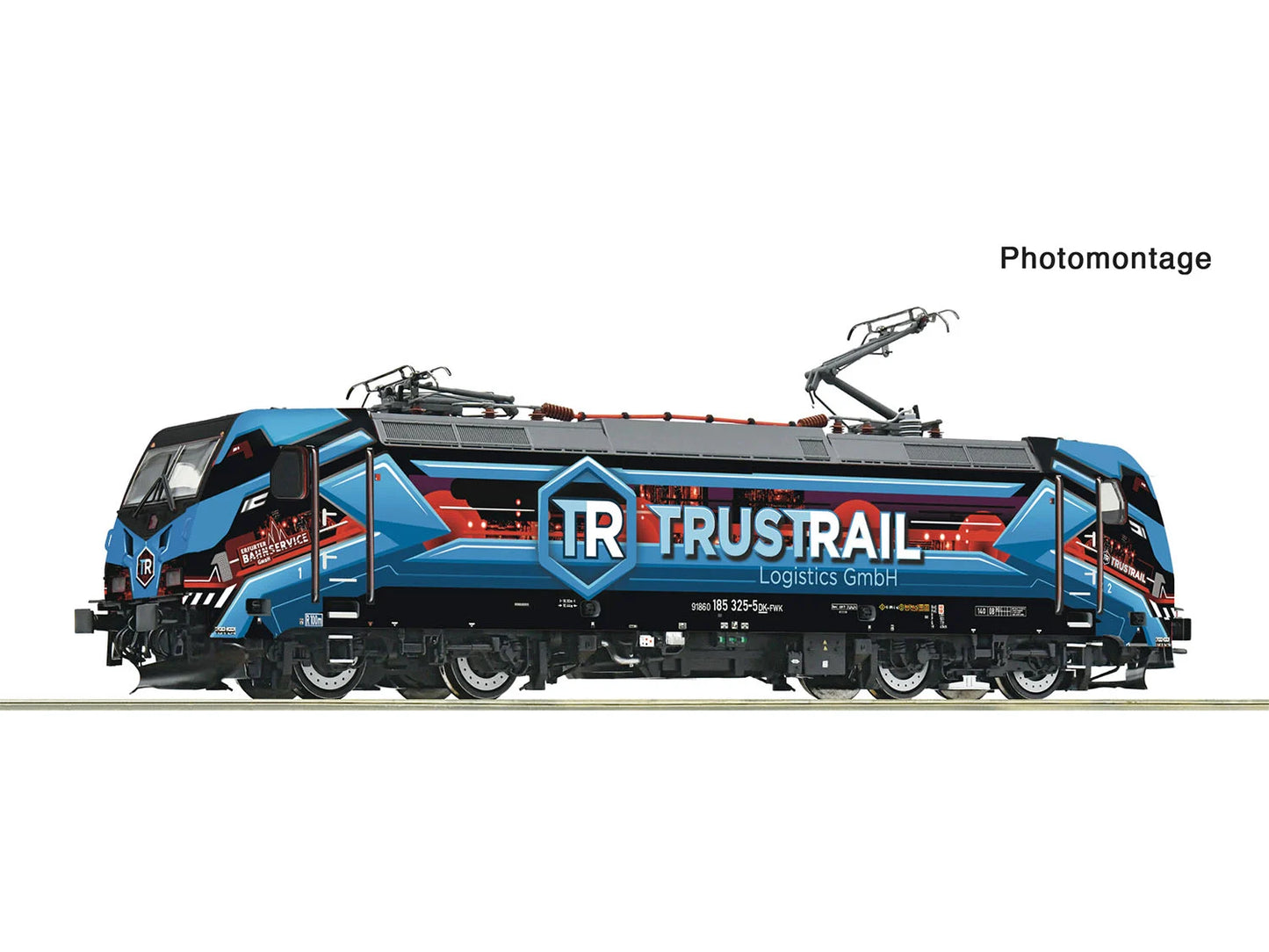 Roco 7510218 EBS Trust Rail BR185 325-5 Electric Loco VI (DCC-Sound) HO Gauge