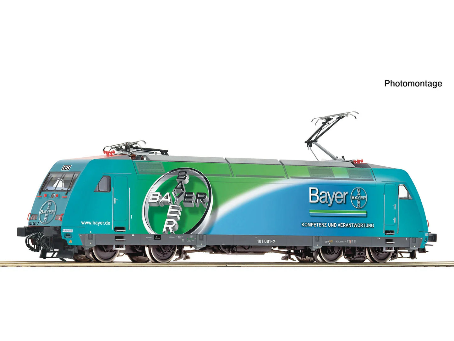 Roco 7510224 DBAG BR101 091-7 Bayer Electric Locomotive V (DCC-Sound) HO Gauge