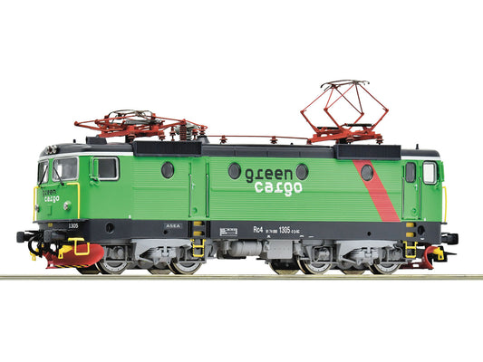 Roco Green Cargo Rc4 1305 Electric Locomotive VI (~AC-Sound) RC7520007 HO Gauge