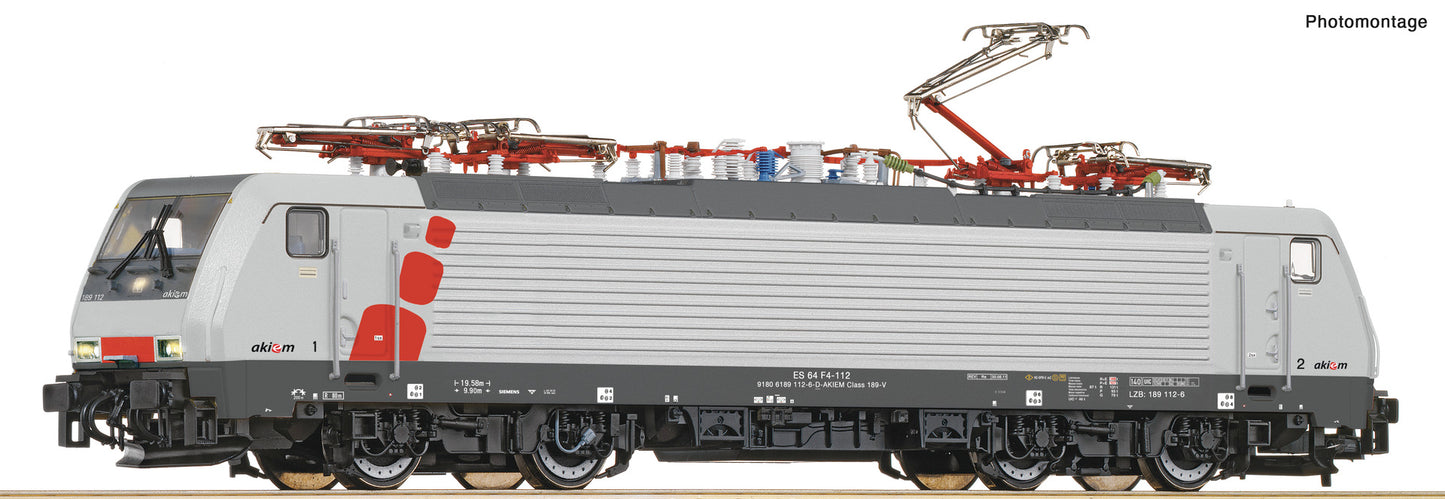 Roco Akiem BR189 112-6 Electric Locomotive VI (~AC-Sound) HO Gauge RC7520057