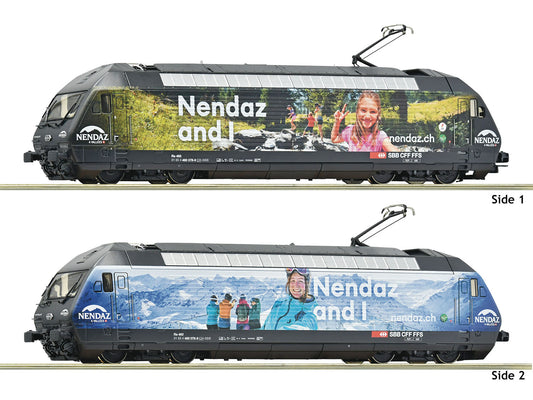 Roco SBB Re460 078-9 Nendaz Electric Locomotive VI (~AC-Sound) HO Gauge RC7520090
