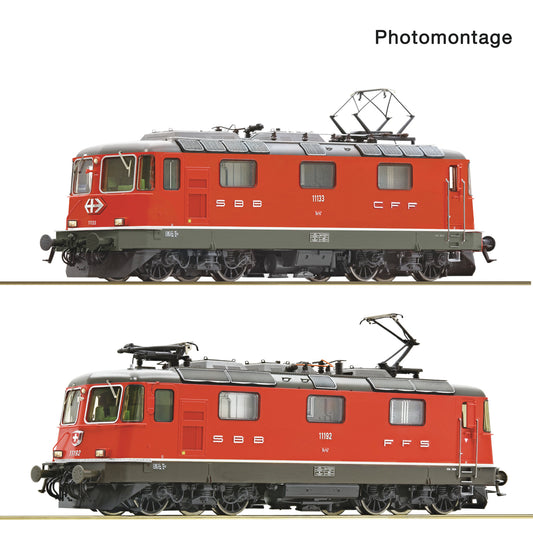 Roco SBB Re 4/4 II 11133/192 Electric Twin Set V (~AC-Sound) RC7520127 HO Gauge