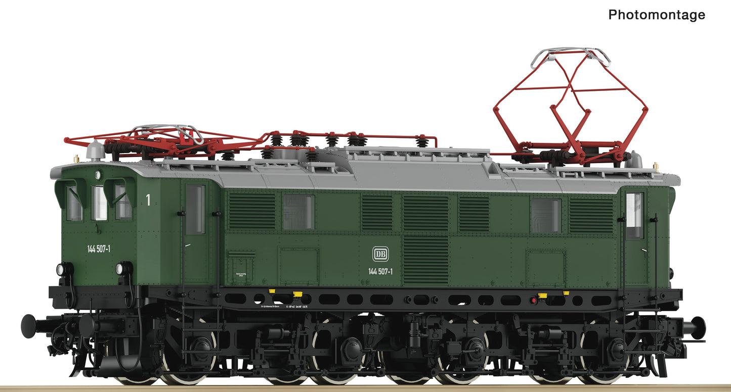 Roco DB BR144 507-1 Electric Locomotive IV (~AC-Sound) RC7520147 HO Gauge