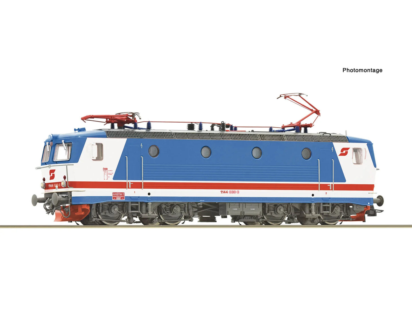 Roco 7520163 OBB Rh1144 Valousek Edition Electric Loco V (~AC-Sound) HO Gauge