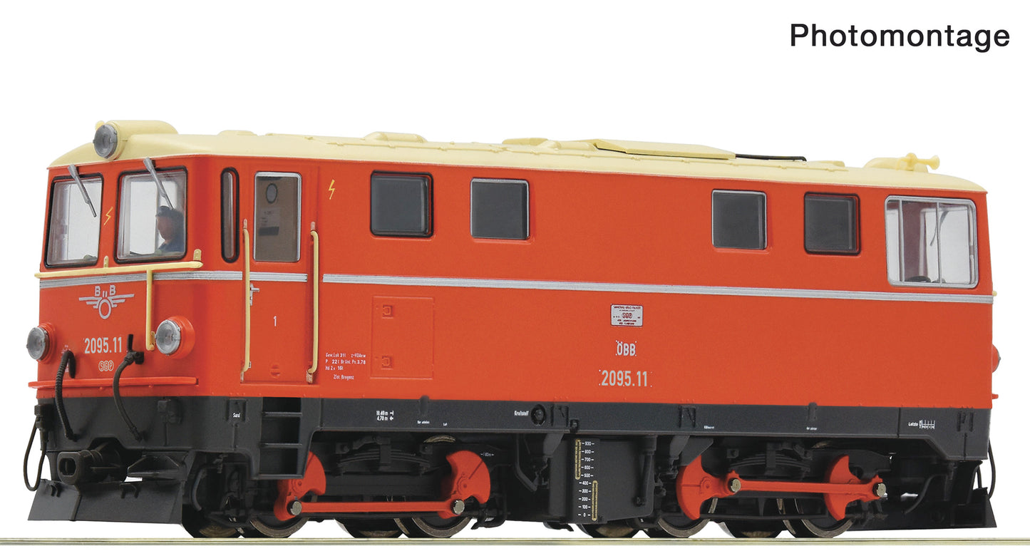 Roco OBB Rh2095.11 Diesel Locomotive IV (DCC-Sound) RC7550005 HOe Gauge