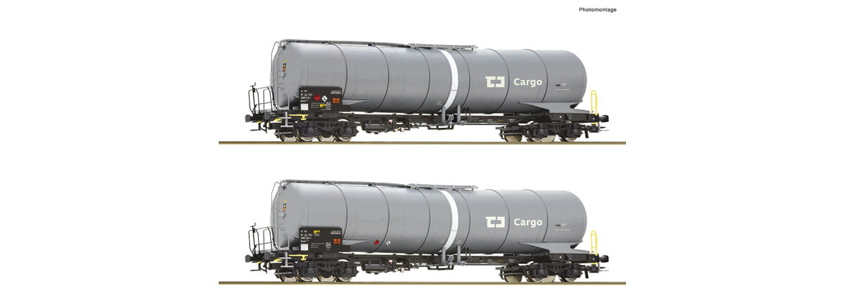 Roco CD Zacns Bogie Tank Wagon Set (2) VI RC76003 HO Gauge