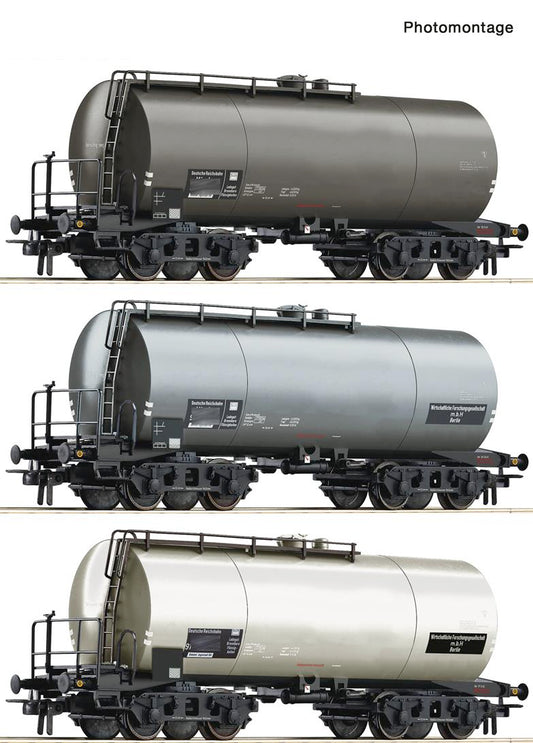 Roco 76015 DRG Bzb Bogie Tank Wagon Set (3) II HO