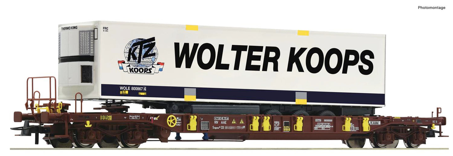 Roco 76224 AAE Sdgmns33/T3 Wolter Koops Pocket Wagon VI HO
