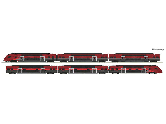 Roco 7720039 OBB Railjet Rh4706 6 Car DMU VI (~AC-Sound) HO Gauge