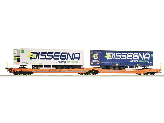 Roco 77395 Wascosa T3000e Articulated Double Pocket Wagon VI HO