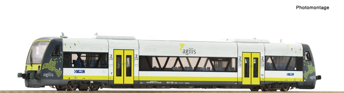 Roco Agilis VT650.731 Diesel Railcar VI (DCC-Sound) RC7790007 TT Gauge