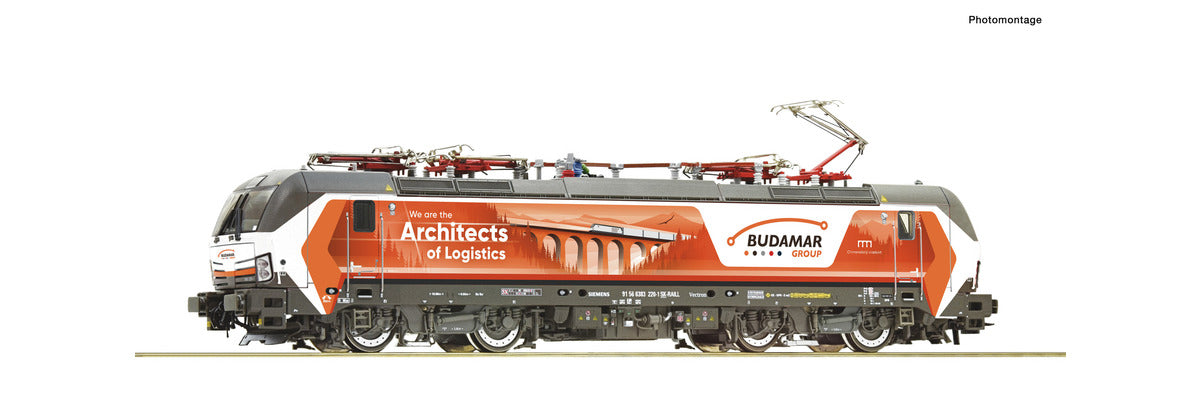 Roco Budamar Rh383 220-1 Electric Locomotive VI (~AC-Sound) RC78070 HO Gauge