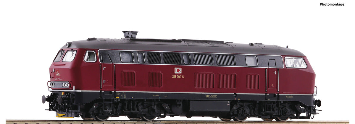 Roco DBAG BR218 290-5 Diesel Locomotive V (~AC-Sound) RC78772 HO Gauge