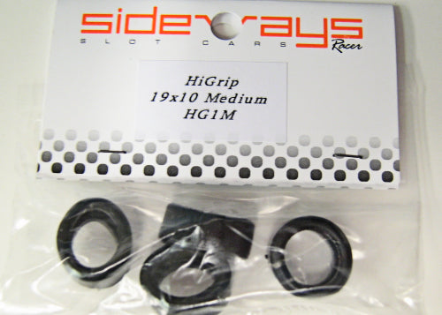 Sideways HG1M Hi Grip Tyres Medium 19 x 10 (4) 1:32