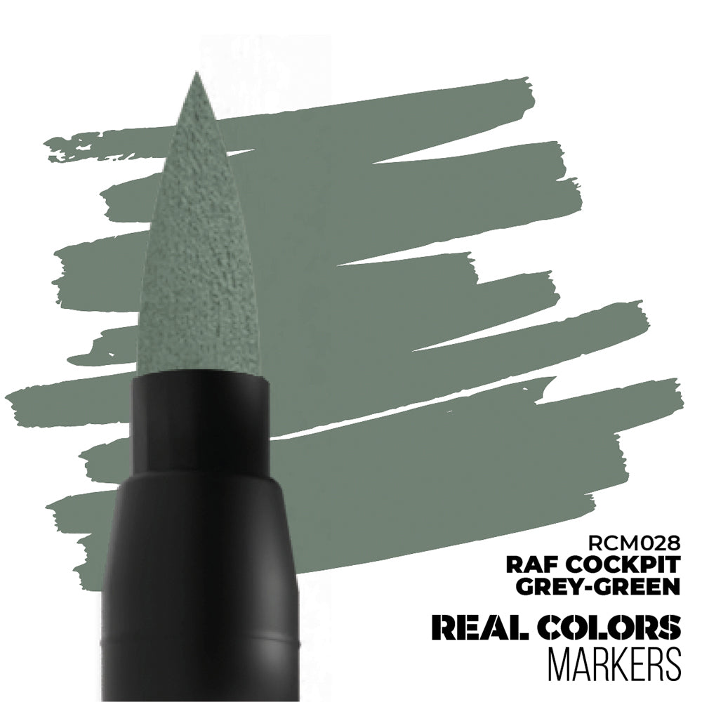 AK Interactive RAF Cockpit Grey-Green Real Colours Acrylic Paint Marker RCM028