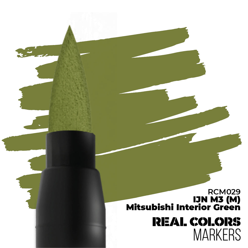 AK Interactive IJN M3 (M) Mitsubishi Interior Green Real Colours Marker RCM029