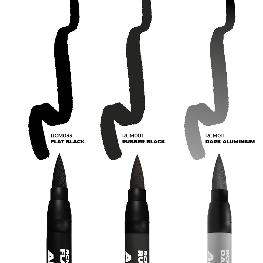 AK Interactive Real Colours Markers - Wheels - Set of 3 RCM102