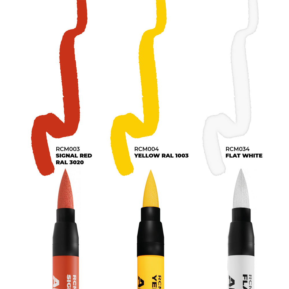 AK Interactive Real Colours Markers - Tactical Markings - Set of 3 RCM106