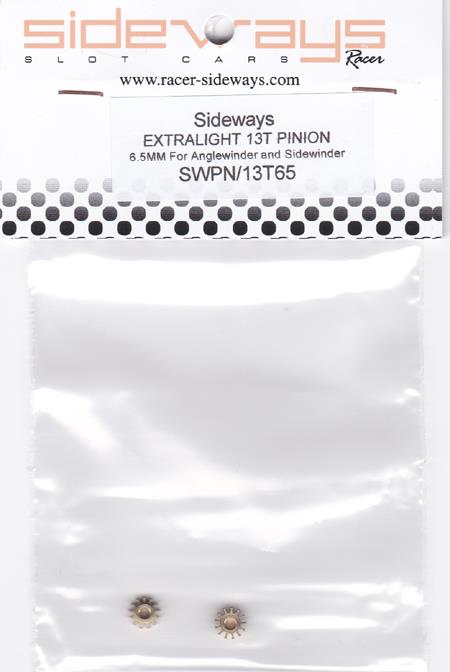 Sideways SWPN-13T65 Extralight 13t Pinion for 6.5mm AW/ET 1:32