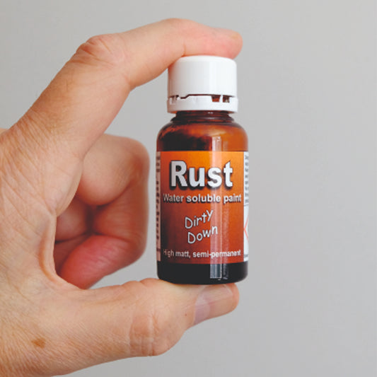 Dirty Down Rust Effect Paint 25ml Bottle for Weathering & Diorama